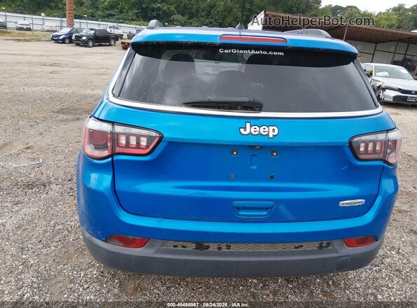 3C4NJCBB5JT287116 2018 JEEP COMPASS Blue Вид щитка приладів