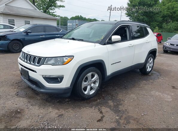 3C4NJCBB5JT318946 2018 JEEP COMPASS White წინა მარცხენა ხედი სამი მეოთხედიდან