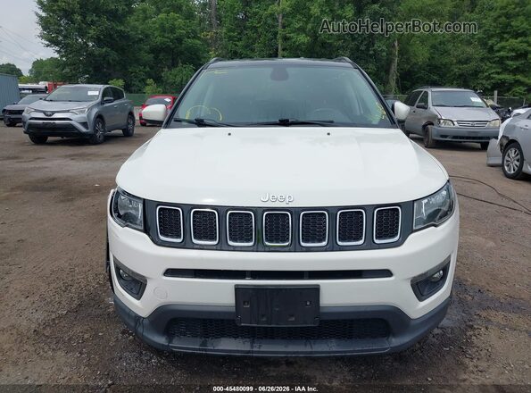 3C4NJCBB5JT318946 2018 JEEP COMPASS White ხელსაწყოთა პანელის ხედი
