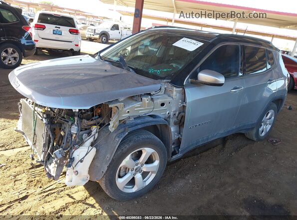 3C4NJCBB5JT408615 2018 JEEP COMPASS Gray წინა მარცხენა ხედი სამი მეოთხედიდან