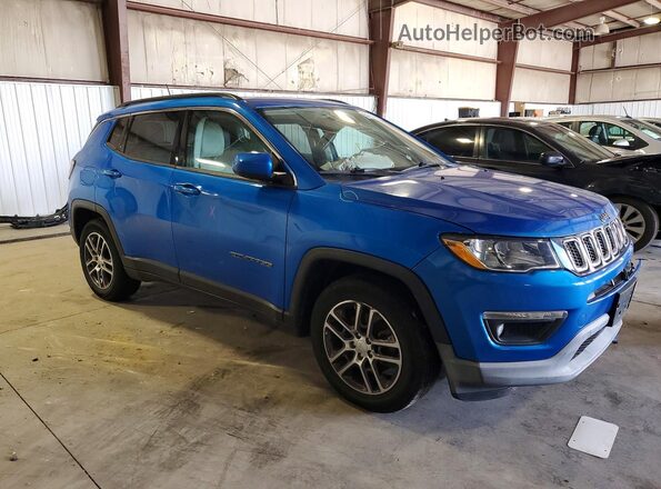 3C4NJCBB5KT636728 2019 JEEP COMPASS Blue Front right