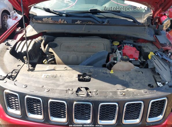 3C4NJCBB5KT750535 2019 JEEP COMPASS Red Rear view