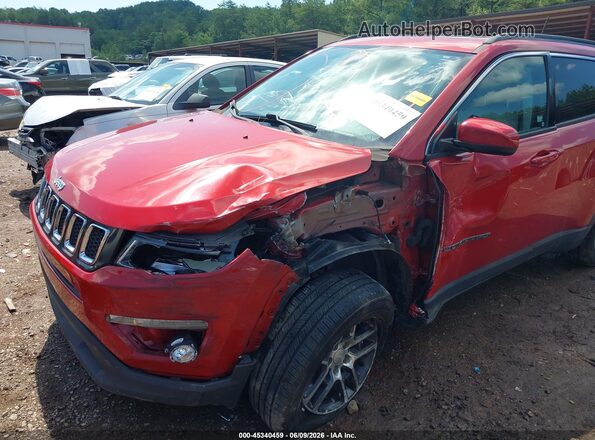 3C4NJCBB5KT750535 2019 JEEP COMPASS Red Front view