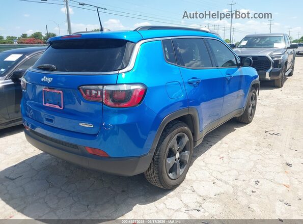 3C4NJCBB5KT843944 2019 JEEP COMPASS Blue Задня права чверть