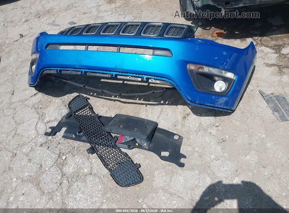 3C4NJCBB5KT843944 2019 JEEP COMPASS Blue Вид щитка приладів
