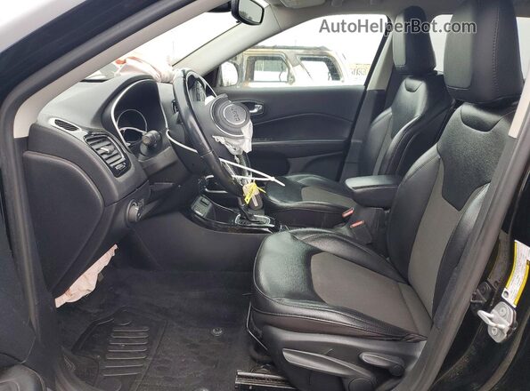 3C4NJCBB5LT122881 2020 JEEP COMPASS Black Widok wnętrza z przodu