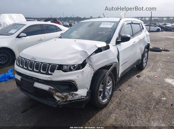3C4NJCBB5NT120227 2022 JEEP COMPASS White Vista tres cuartos delantera izquierda