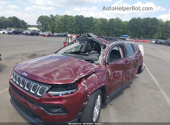 3C4NJCBB5NT234339 2022 JEEP COMPASS Red Front view