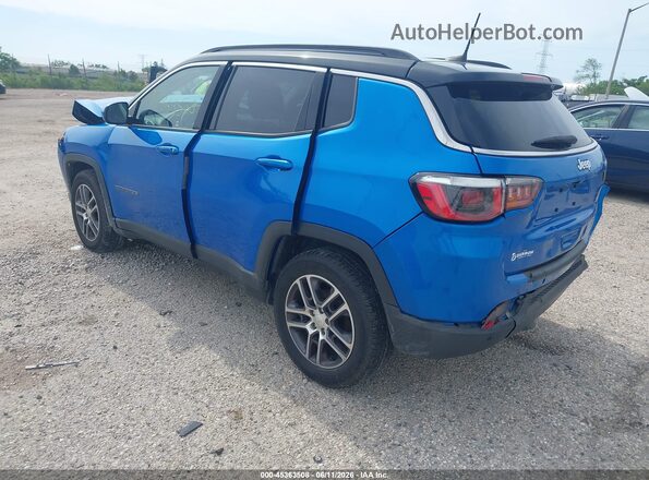 3C4NJCBB6JT271541 2018 JEEP COMPASS Blue Задня ліва чверть