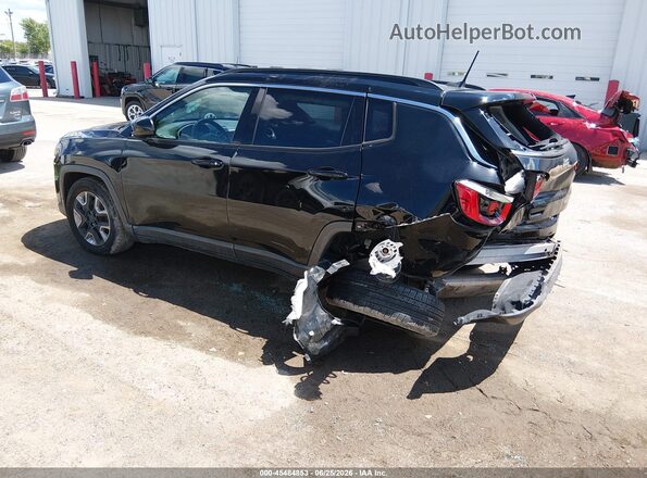 3C4NJCBB6JT304683 2018 JEEP COMPASS Black Հետևի ձախ