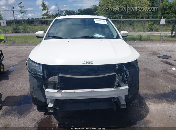 3C4NJCBB6JT344360 2018 JEEP COMPASS White Սարքավորումների վահանակի տեսք