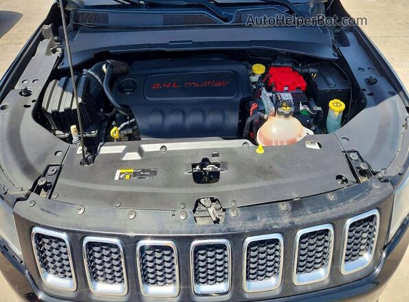 3C4NJCBB7LT144395 2020 JEEP COMPASS Black Вид підкапотного простору