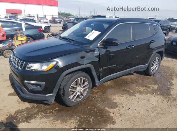 3C4NJCBB7LT258929 2020 JEEP COMPASS Черный Передняя левая четверть