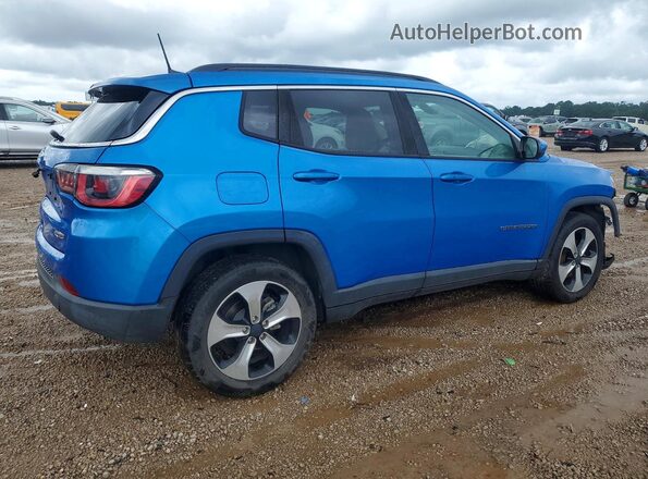 3C4NJCBB8HT632567 2017 JEEP COMPASS Blue Задня права чверть
