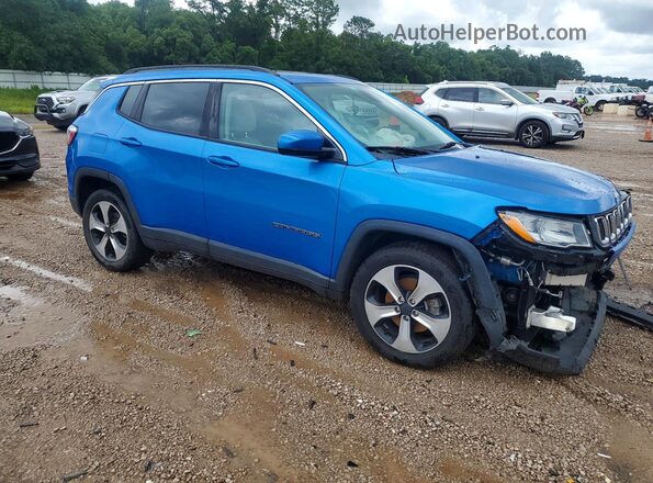3C4NJCBB8HT632567 2017 JEEP COMPASS Blue Передня права чверть