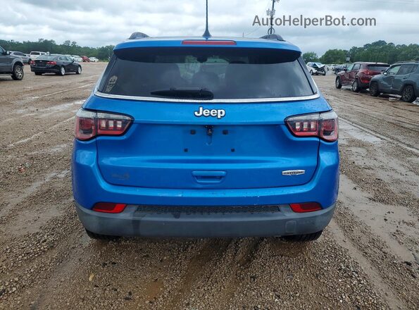 3C4NJCBB8HT632567 2017 JEEP COMPASS Blue Вид ззаду