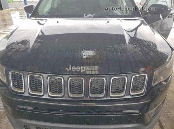 3C4NJCBB8JT182375 2018 JEEP COMPASS Black უკანა სალონის ხედი