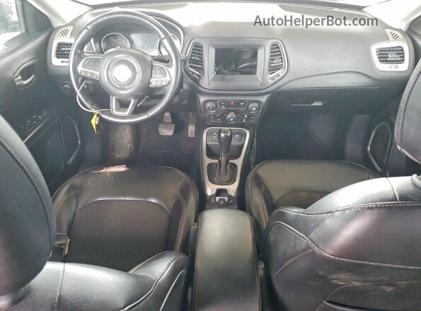 3C4NJCBB8JT182375 2018 JEEP COMPASS Black წინა პანელის ხედი