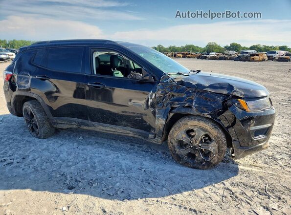 3C4NJCBB8JT408253 2018 JEEP COMPASS Черный Передняя правая четверть