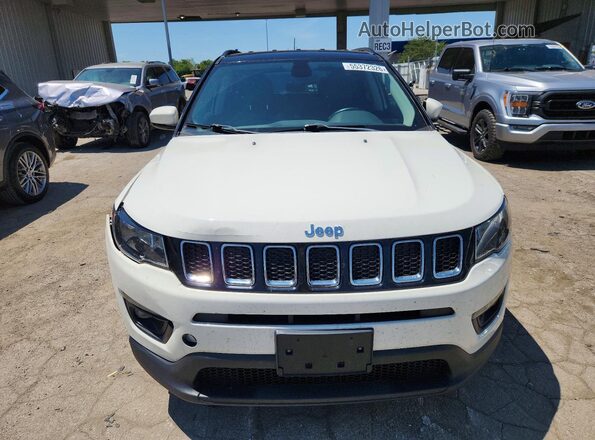 3C4NJCBB8JT488959 2018 JEEP COMPASS White Դիմացի տեսք