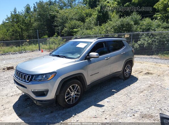 3C4NJCBB8LT224434 2020 JEEP COMPASS Silver წინა მარცხენა ხედი სამი მეოთხედიდან
