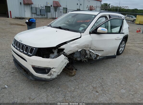 3C4NJCBB8MT592193 2021 JEEP COMPASS White Przód lewy