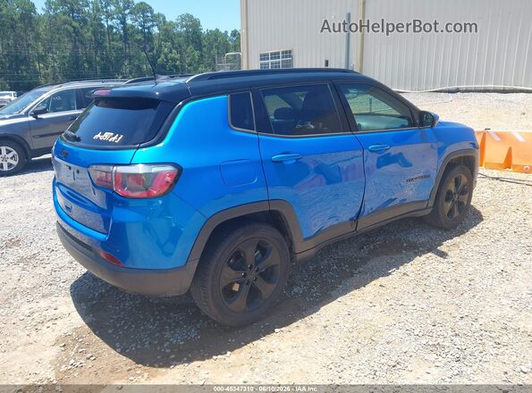 3C4NJCBB9JT304872 2018 JEEP COMPASS Blue Հետևի աջ
