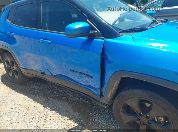 3C4NJCBB9JT304872 2018 JEEP COMPASS Blue Դիմացի տեսք