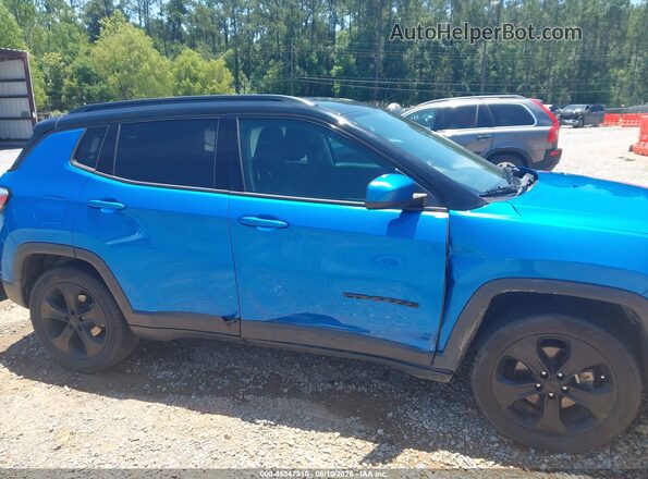 3C4NJCBB9JT304872 2018 JEEP COMPASS Blue Սալոնի հետևի տեսք