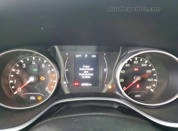 3C4NJCBB9JT461575 2018 JEEP COMPASS Blue 