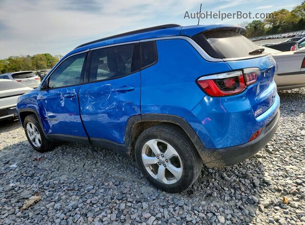 3C4NJCBB9JT468235 2018 JEEP COMPASS Blue Հետևի ձախ