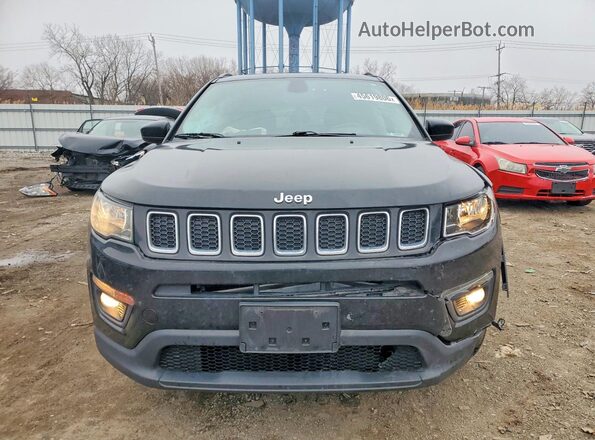 3C4NJCBB9JT502495 2018 JEEP COMPASS Black Вид спереду
