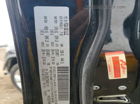 3C4NJCBB9JT502495 2018 JEEP COMPASS Black Вид наклейки з VIN-кодом
