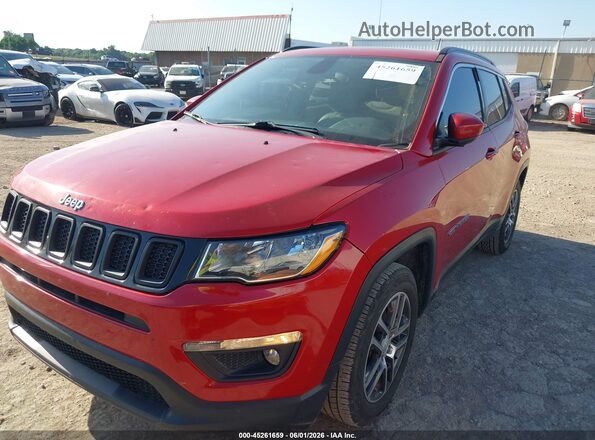 3C4NJCBB9JT503386 2018 JEEP COMPASS Red Przód lewy