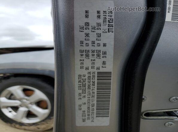 3C4NJCBB9KT699329 2019 JEEP COMPASS Silver VIN კოდის სტიკერის ხედი