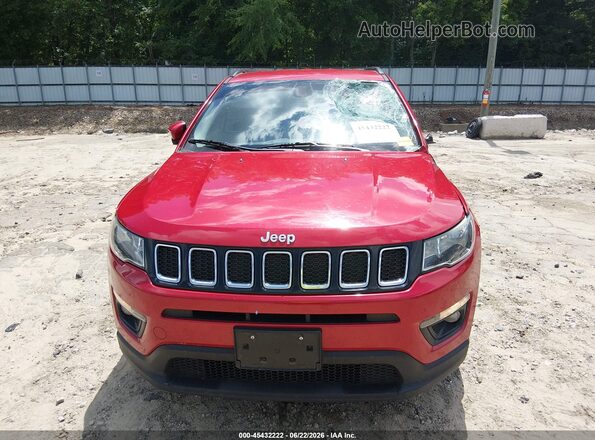 3C4NJCBB9KT819856 2019 JEEP COMPASS Красный Вид задней части салона