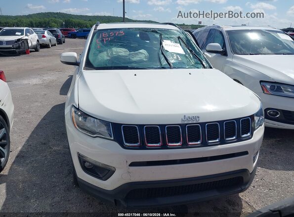 3C4NJCBB9LT206007 2020 JEEP COMPASS White Вид панелі приладів