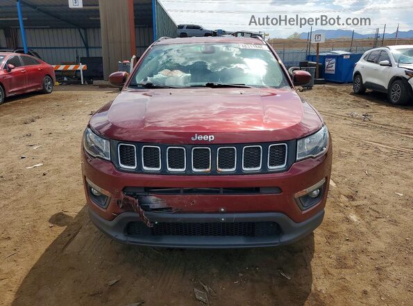 3C4NJCBB9LT225110 2020 JEEP COMPASS Maroon 