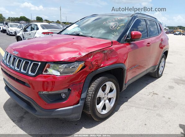 3C4NJCBBXJT227266 2018 JEEP COMPASS Красный 