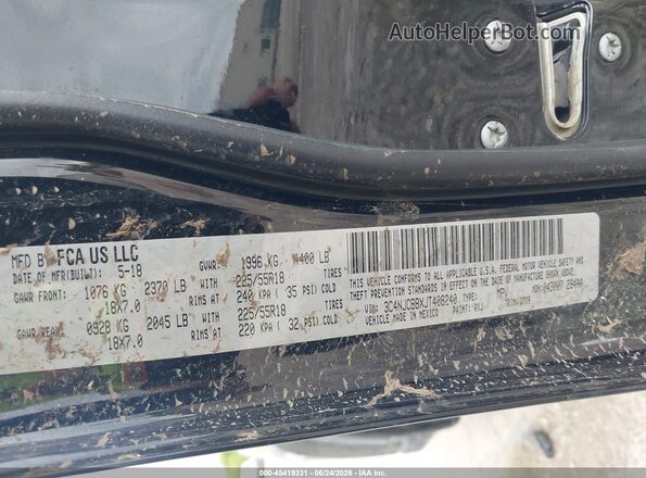 3C4NJCBBXJT408240 2018 JEEP COMPASS Black Вид підкапотного простору