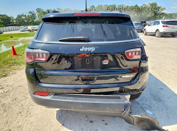 3C4NJCBBXKT730748 2019 JEEP COMPASS Black Rear view