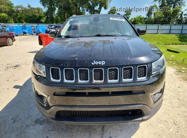 3C4NJCBBXKT730748 2019 JEEP COMPASS Black Front view