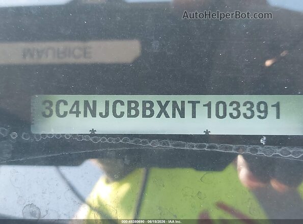 3C4NJCBBXNT103391 2022 JEEP COMPASS Черный 