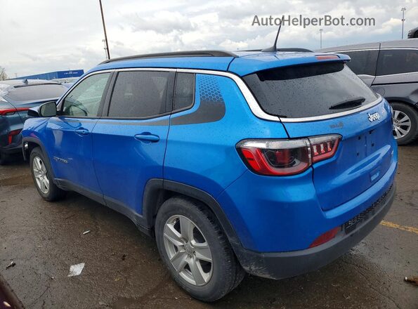 3C4NJCBBXNT155877 2022 JEEP COMPASS Blue Задня ліва чверть