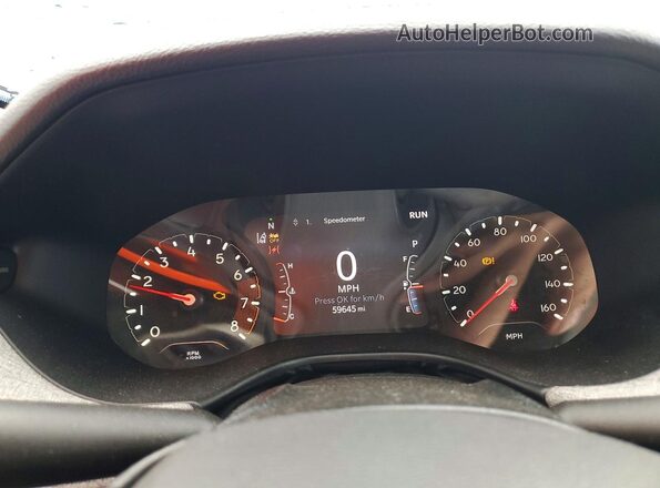 3C4NJCBBXNT155877 2022 JEEP COMPASS Blue Вид щитка приладів