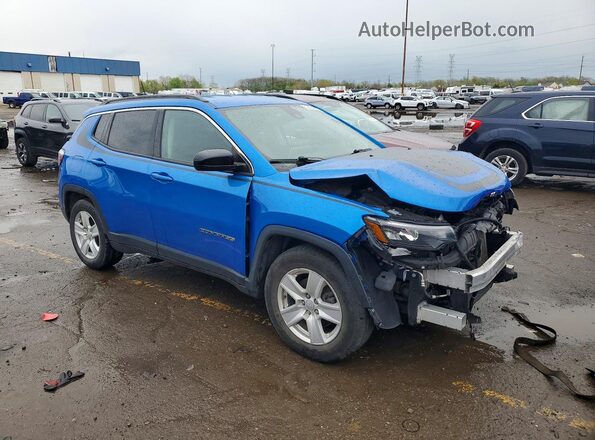 3C4NJCBBXNT155877 2022 JEEP COMPASS Blue Передня права чверть