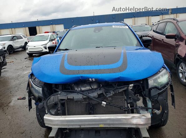 3C4NJCBBXNT155877 2022 JEEP COMPASS Blue Вид спереду