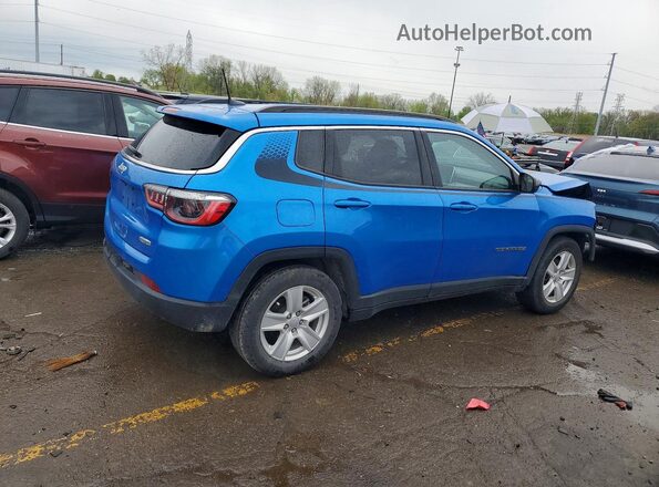 3C4NJCBBXNT155877 2022 JEEP COMPASS Blue Задня права чверть