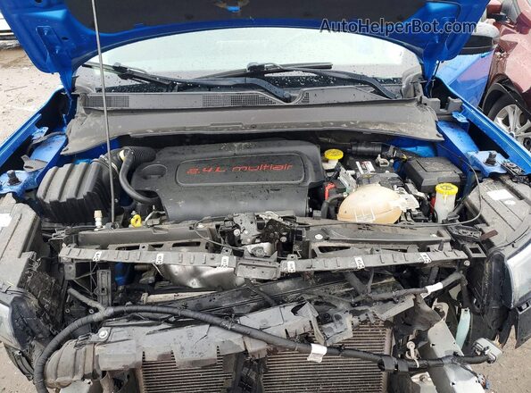 3C4NJCBBXNT155877 2022 JEEP COMPASS Blue Вид підкапотного простору
