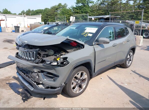 3C4NJCCB1KT749090 2019 JEEP COMPASS Gray Front left